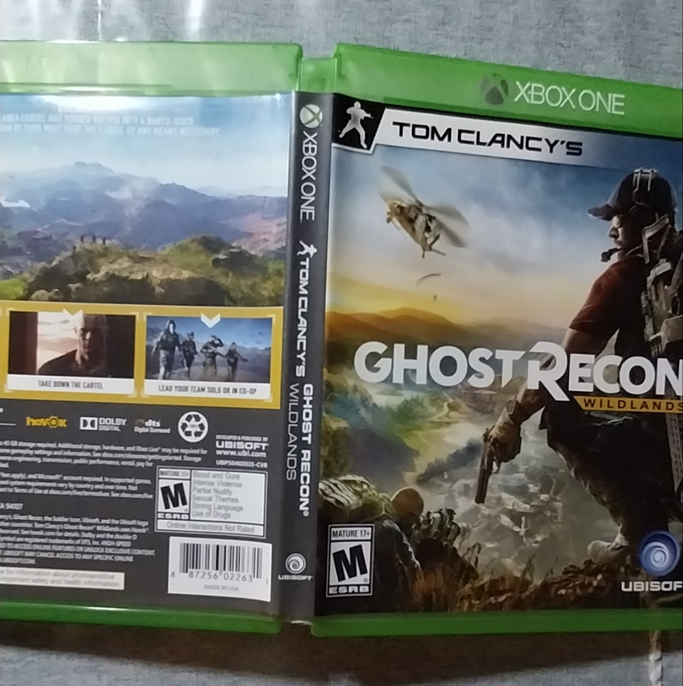 Ghost Recon: Wildlands And Call Of Duty: Ghosts For Xbox One.